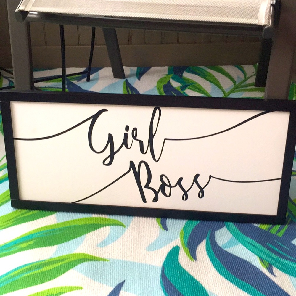 Girl Boss sign